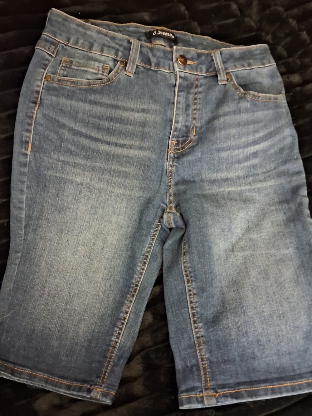 d. jeans Women's Blue Denim Bermuda Shorts
